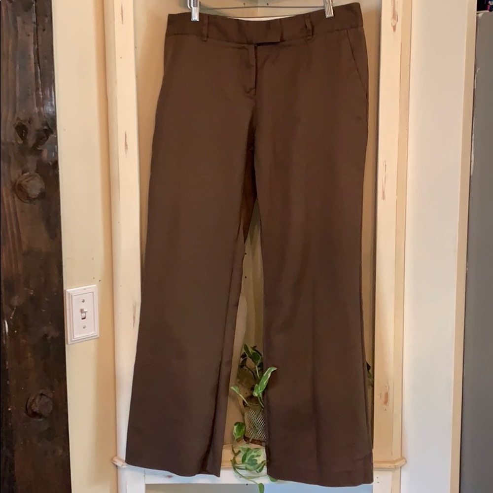 Land’n Sea wide leg Brown Trouser Pants size 12